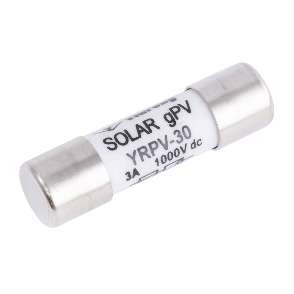 Запобіжник 10x38мм 3A 1000V (FUSE 10x38-3A) YRPV-30-3A Запобіжник 10x38мм 3A 1000V (FUSE 10x38-3A) YRPV-30-3A