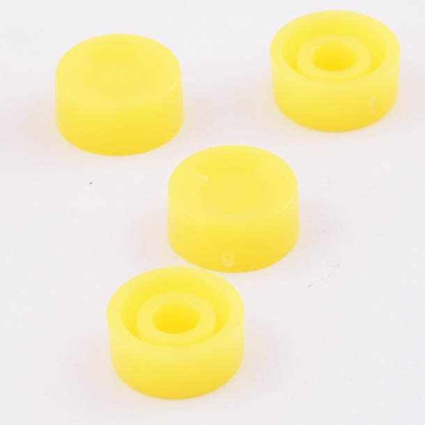 Ковпачок на кнопку, D = 10 (внутрішній. d = 3,4мм), жовтий