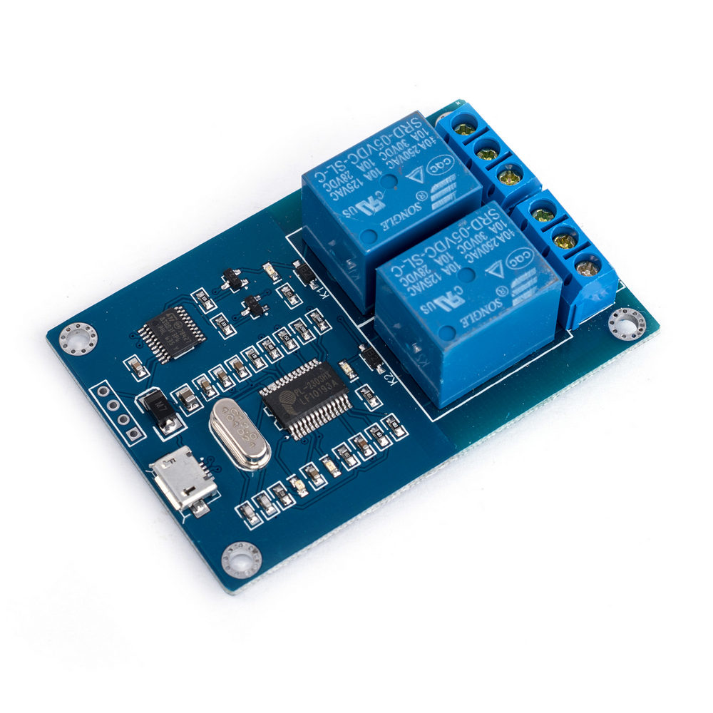 ICSE013A - USB модуль реле на 2 канали для Relay Board Manager. Керування навантаженням через USB