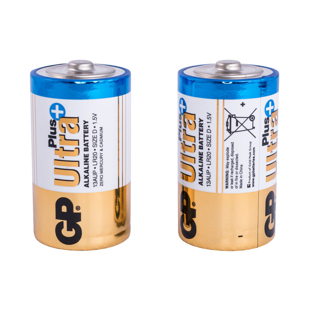 Батарейка D лужна 1,5V 1шт. GP Batteries 13AUP LR20, D