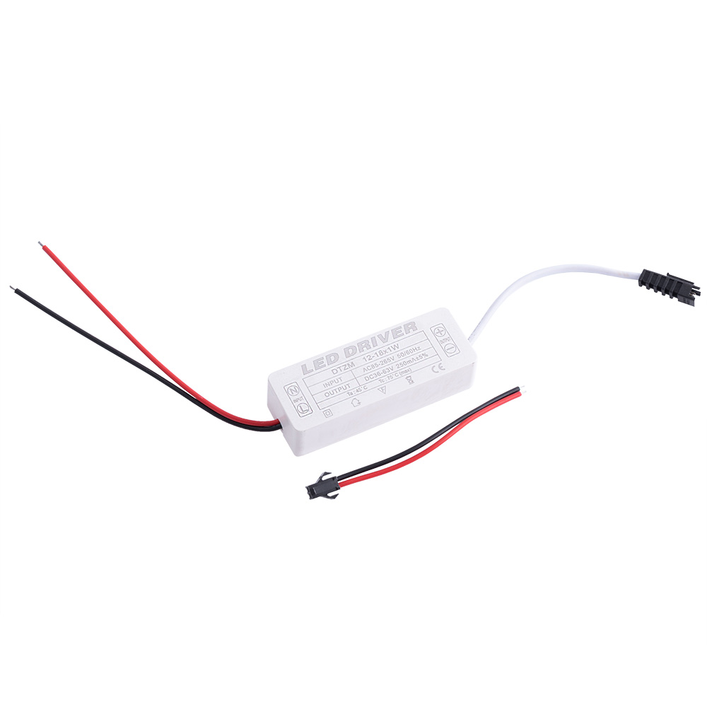 Драйвер для світлодіодів 12-18W в корпусі, 250mA ±5% @ DC 36-63V, AC 85-265V, 83x30x20mm Драйвер для світлодіодів 12-18W в корпусі, 250mA ±5% @ DC 36-63V, AC 85-265V, 83x30x20mm
