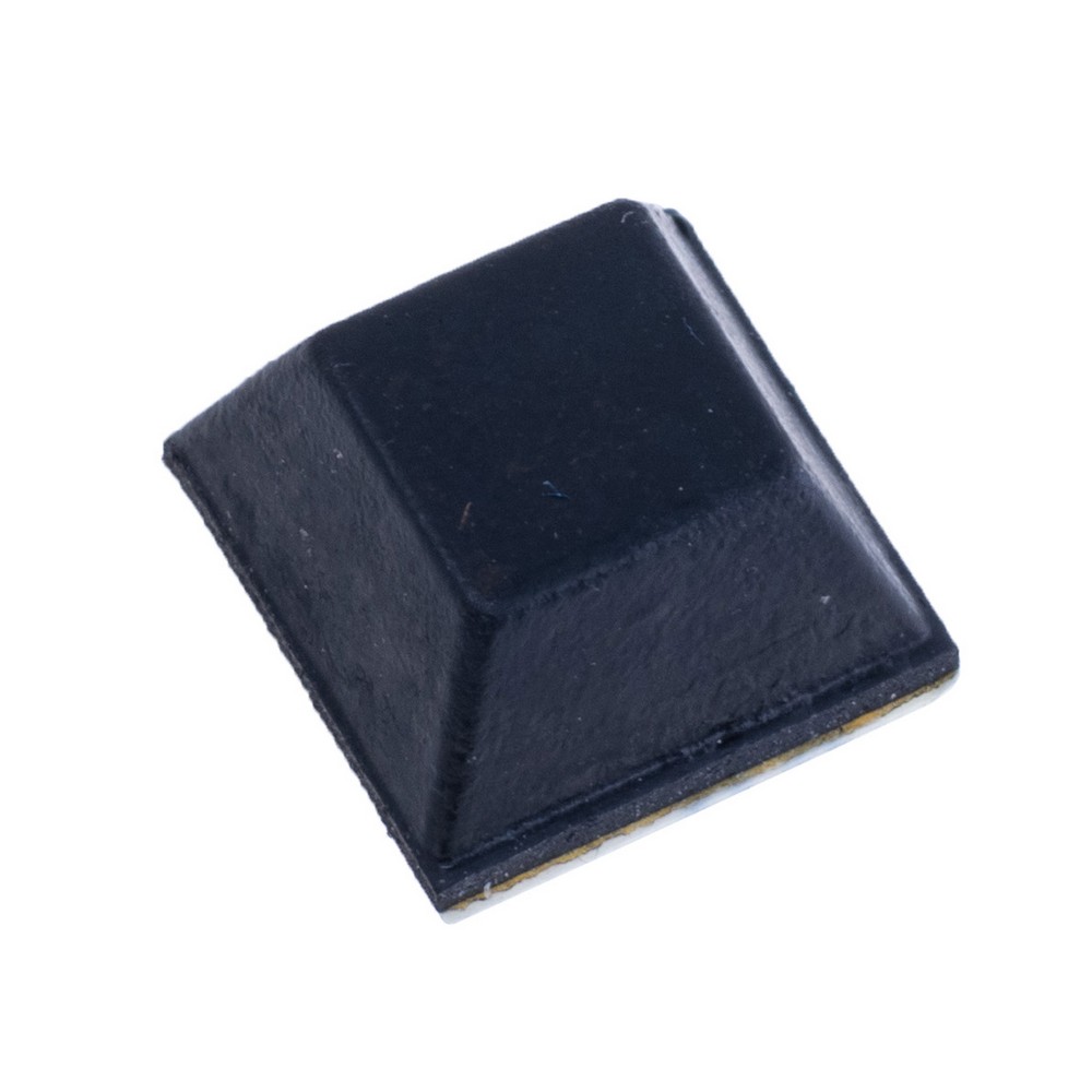 Ніжка самоклейна 12,7х12,7x6,5mm чорна KTT1307