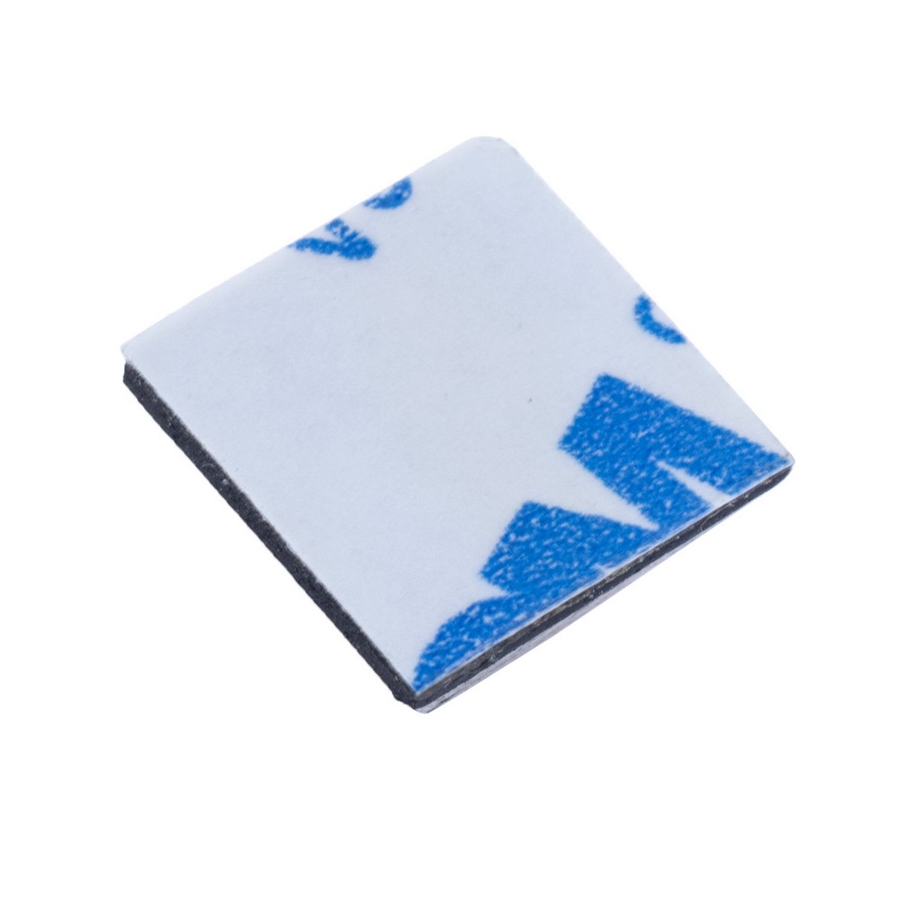 Ніжка самоклейна 12,7х12,7x6,5mm чорна KTT1307