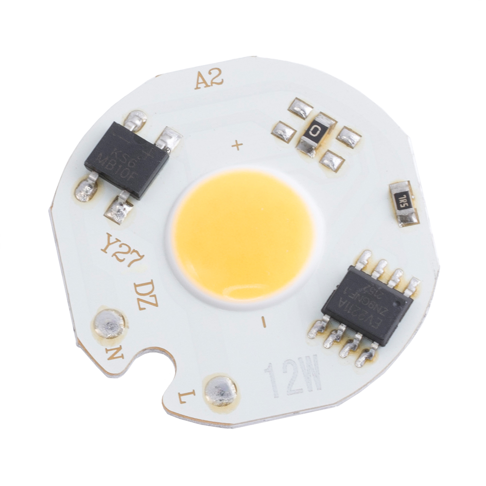 Світлодіод 12W, білий теплий 12W AC220V COB Opto Світлодіод 12W, білий теплий 12W AC220V COB Opto