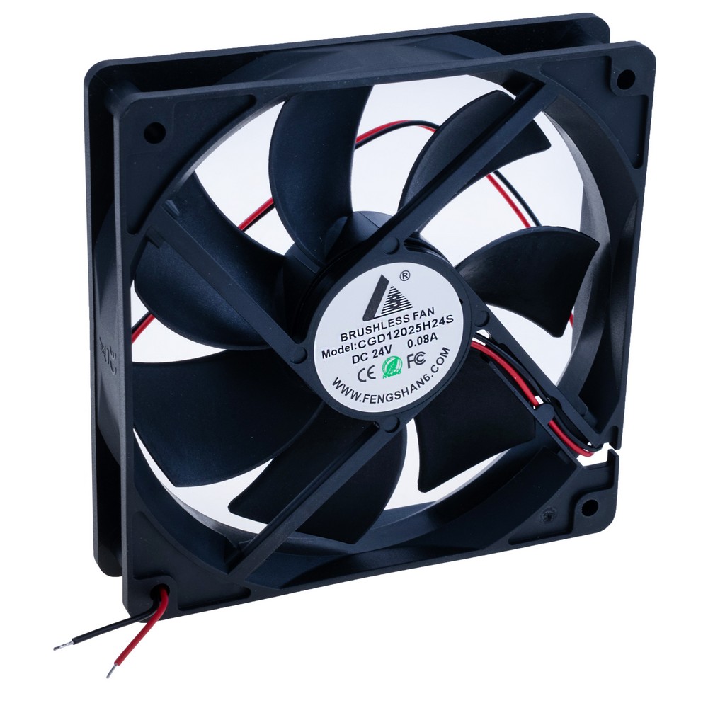 Вентилятор 120х120х25, 24VDC, (CGD12025H24S) Вентилятор 120х120х25, 24VDC, (CGD12025H24S)