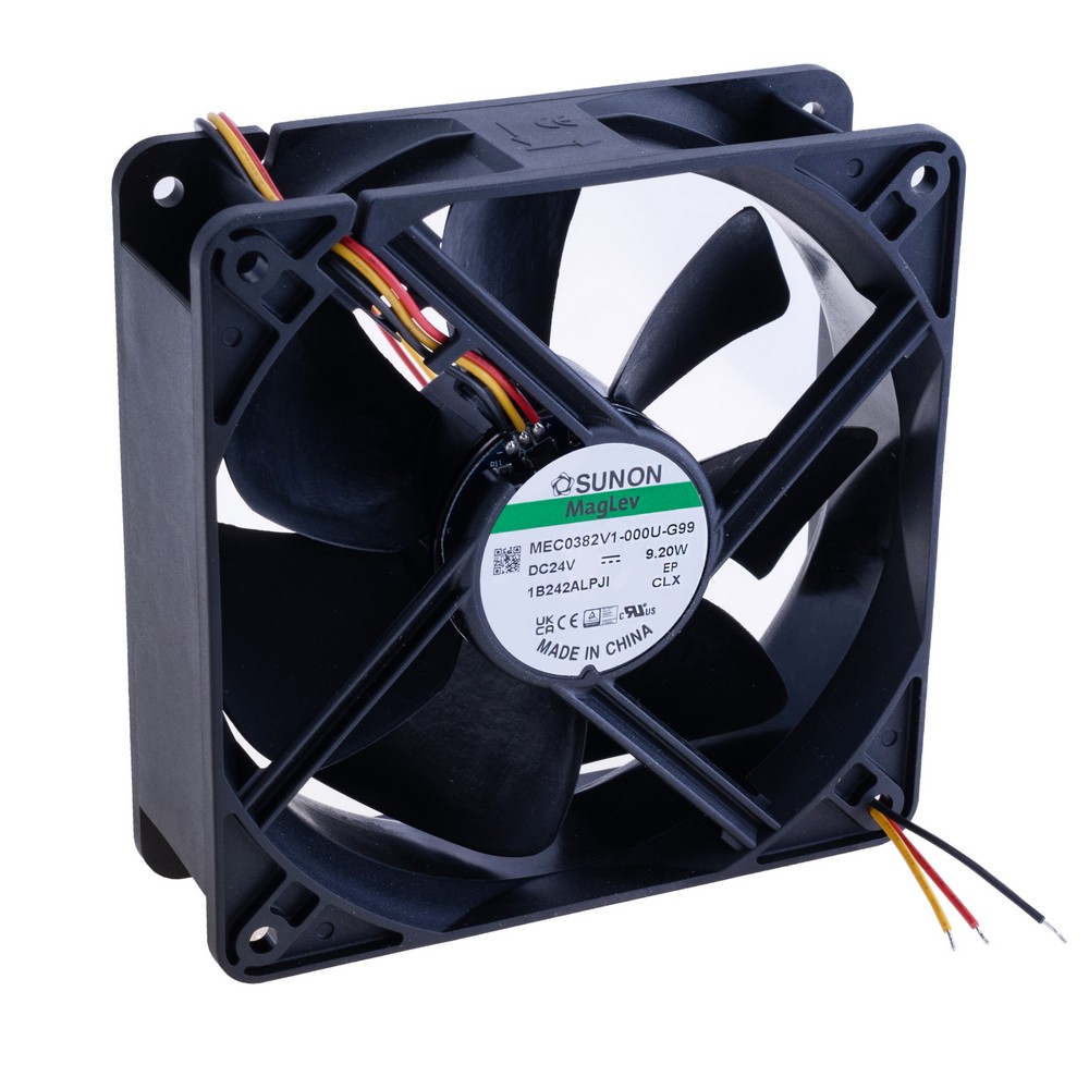 Вентилятор 120x120x38, 24V, 3 провода (MEC0382V1-G99)