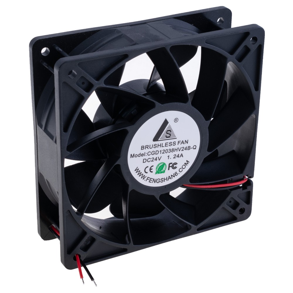 Вентилятор 120x120x38 , 24VDC, CGD12038HV24-B-typeQ. Вентилятор 120x120x38 , 24VDC, CGD12038HV24-B-typeQ.