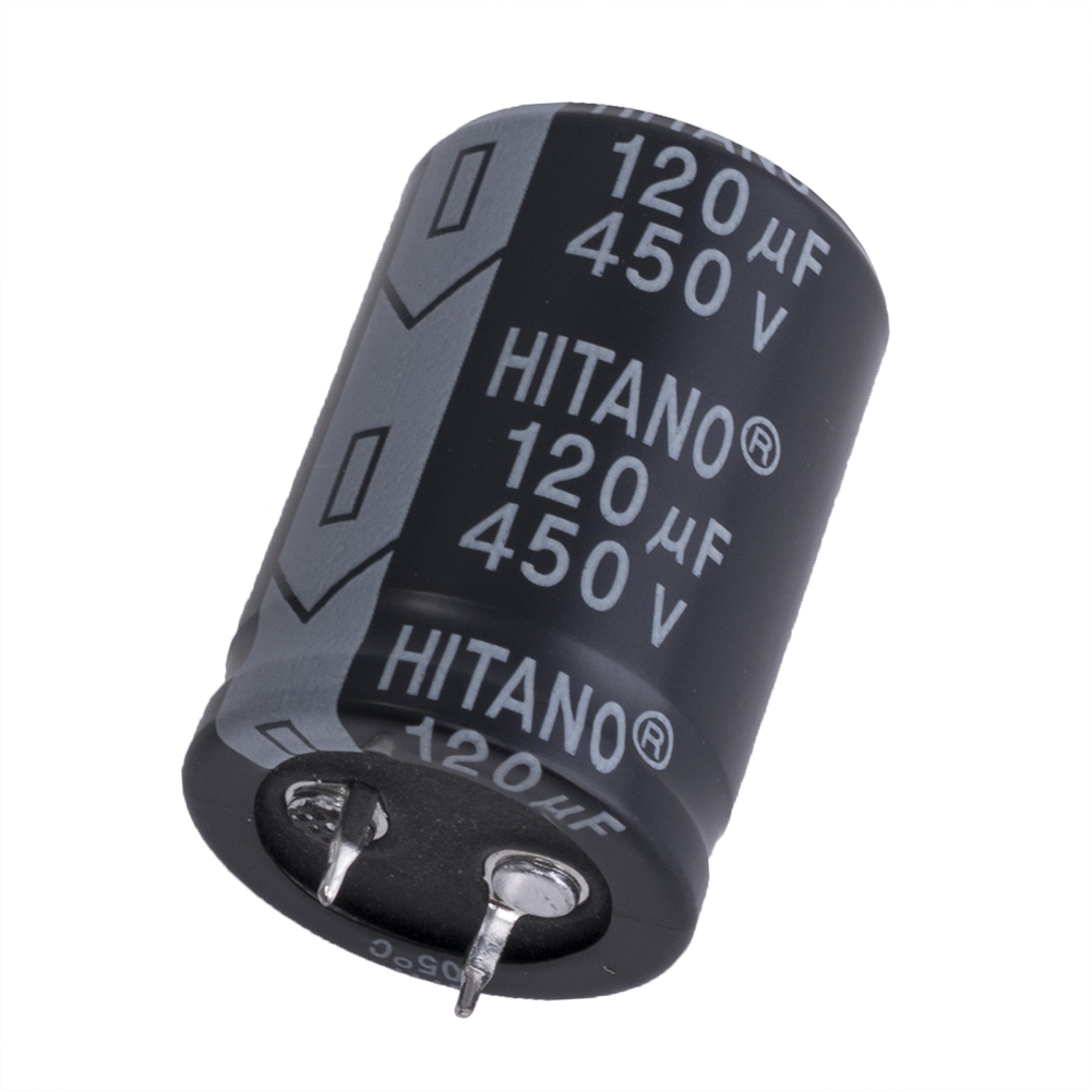 120uF 450V EHP 25x35mm (EHP121M2WBB-Hitano) (електролітичний конденсатор)