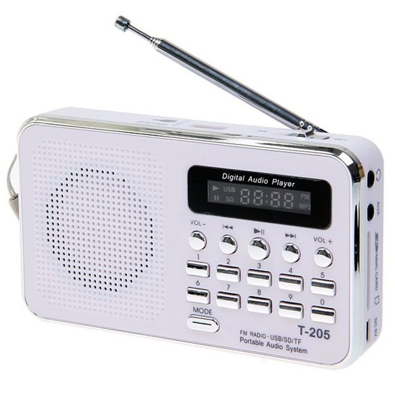 Радіо приймач з MP3 плеєром T-205