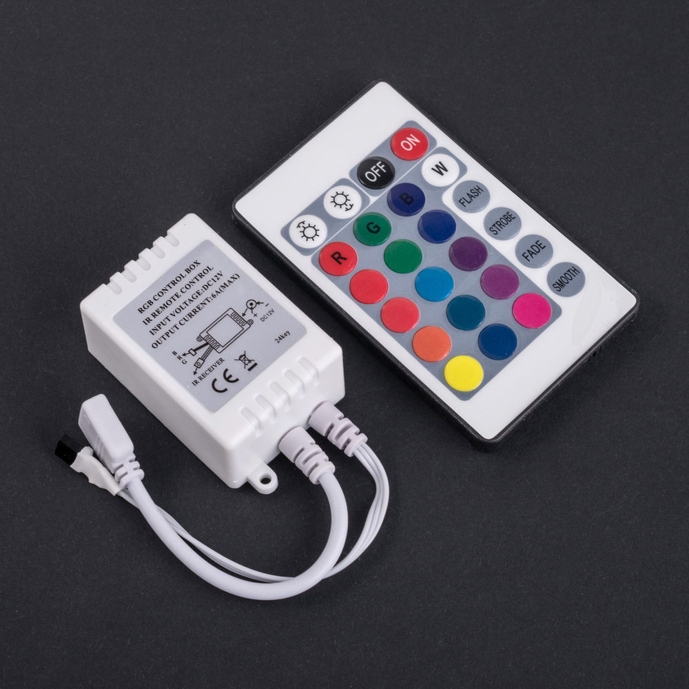Контролер для RGB світлодіодних стрічок (FL-IR24-72)