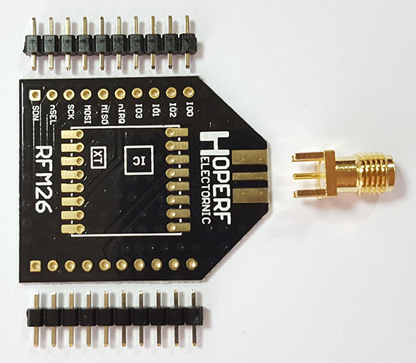 HopeDuino адаптер для радіомодуля RFM26W