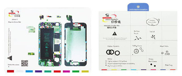 Мат магнітний для ремонту iPhone 6S (Mechanic)