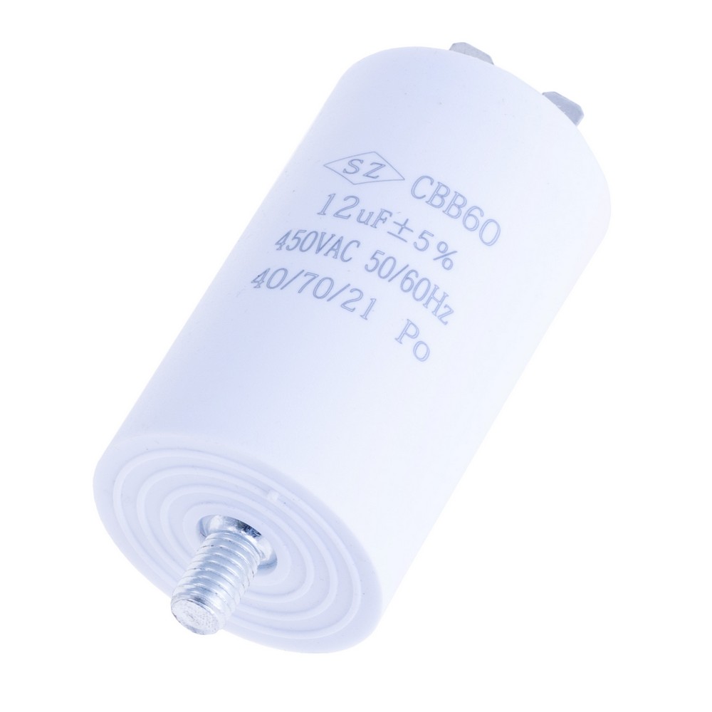 Конденсатор пусковий 12uF 450VAC ±5% 40*70mm SZ