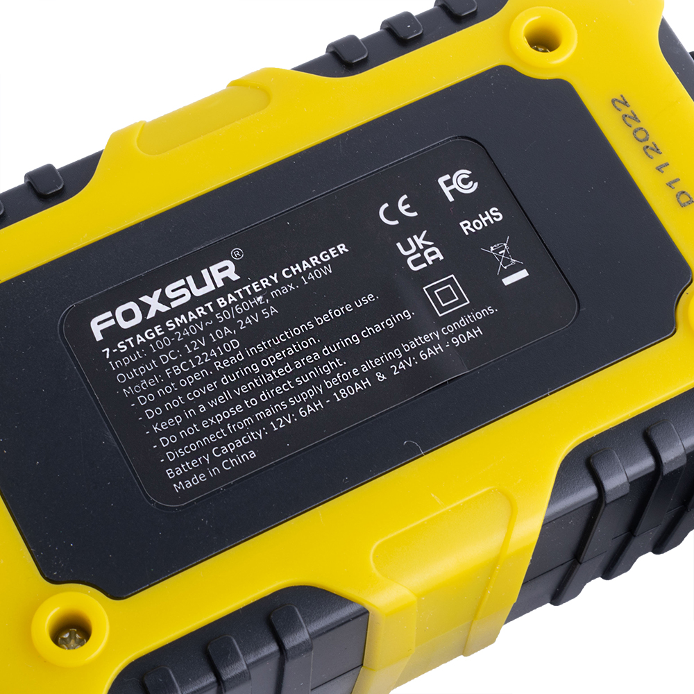 Зарядний пристрій 12V/10A - 24V/5A для свинцево-кислотних акумуляторів (FBC122410D - Foxsur)