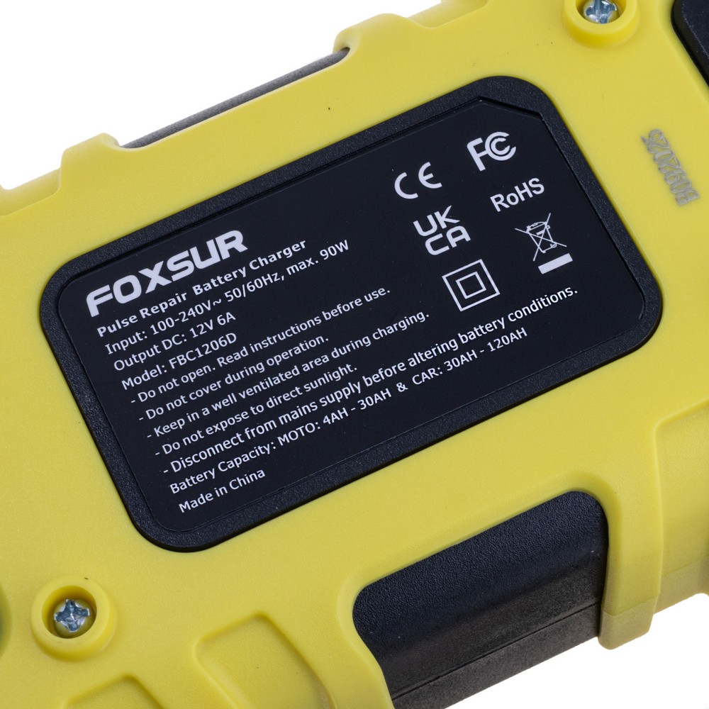 Зарядний пристрій для свинцево-кислотних акумуляторів 12V, 6A,  FBC1206D