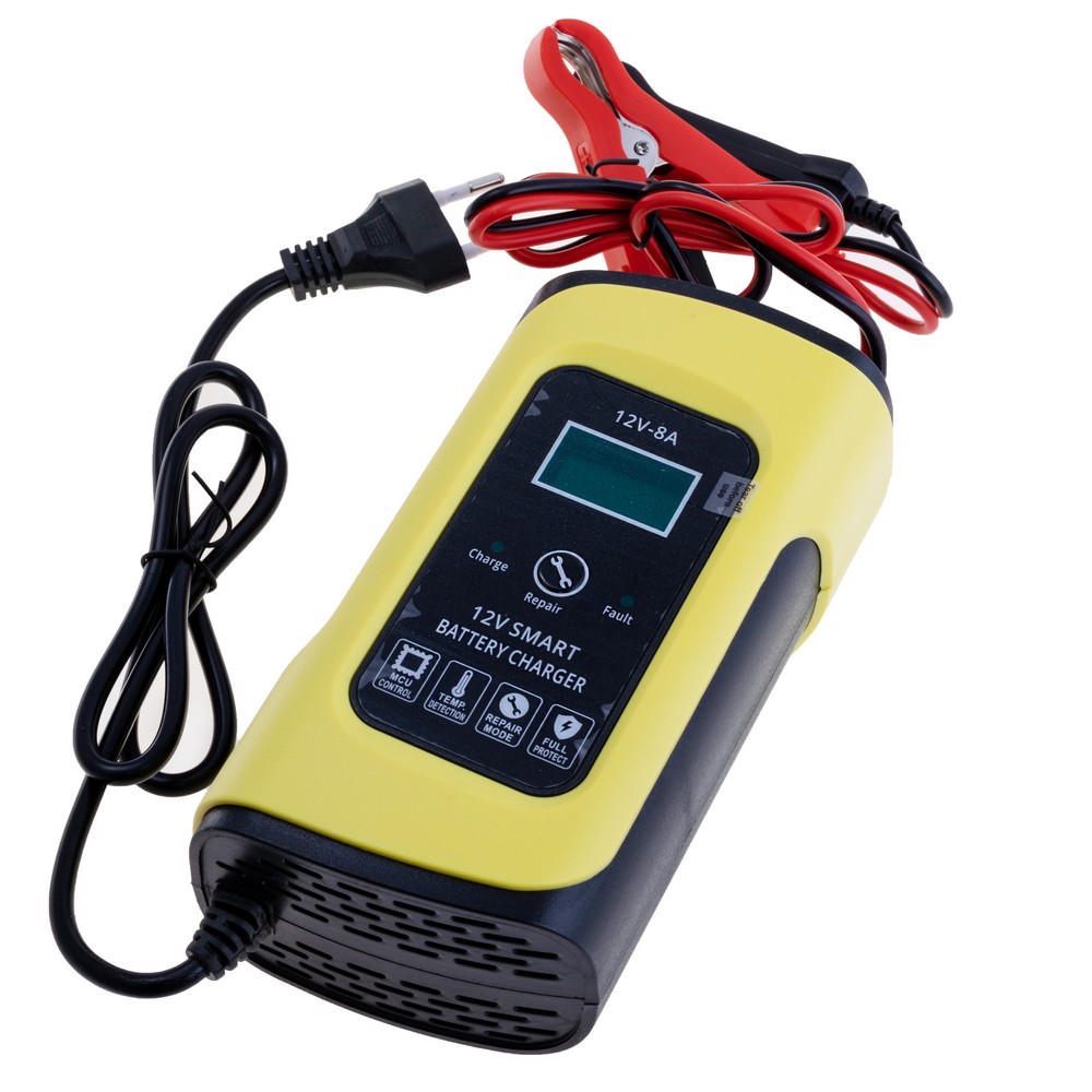 Зарядний пристрій для свинцево-кислотних акумуляторів 12V, 8A,  BC-1208