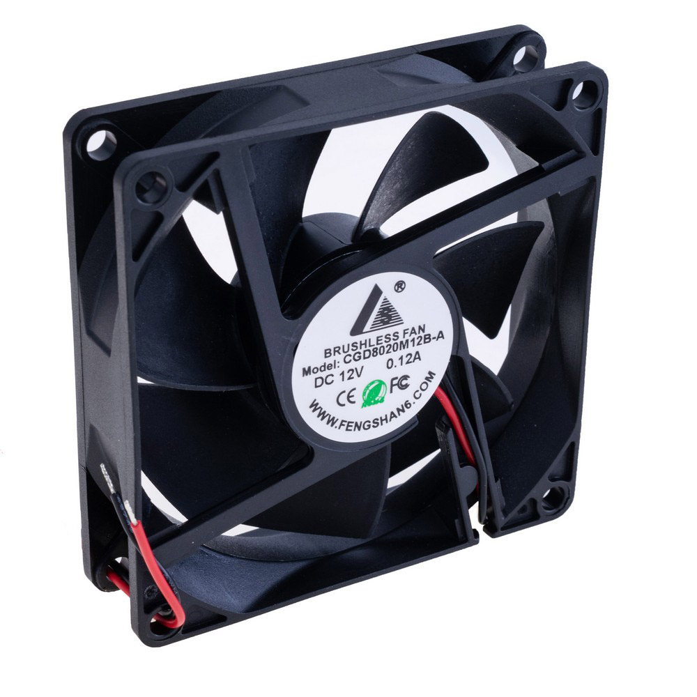 Вентилятор 80x80x20, 12VDC, CGD8020M12B-A CGFAN