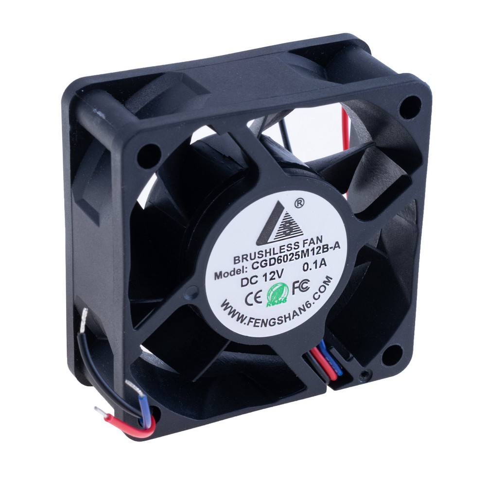 Вентилятор 60x60x25, 12VDC, 3 проводи, CGD6025M12B-A-PWM 3wire CGFAN