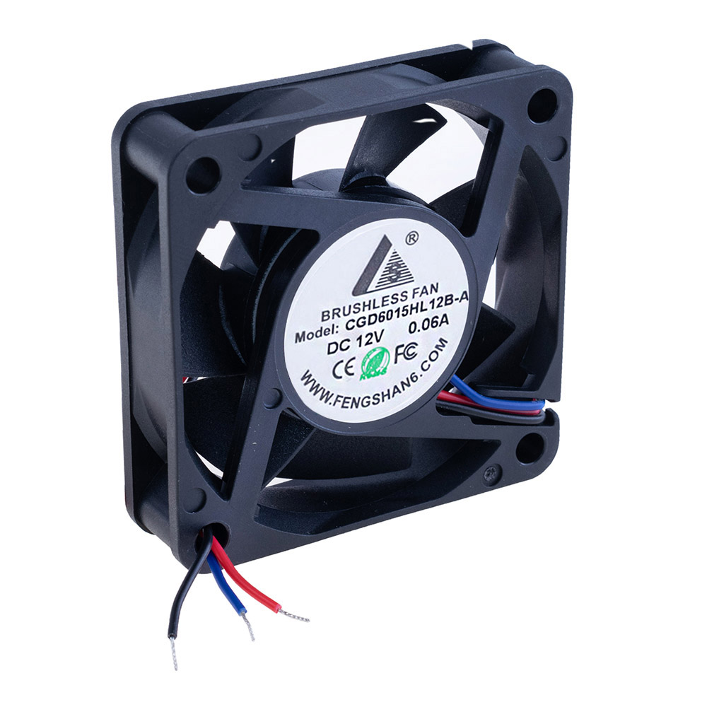 Вентилятор 60x60x15, 12VDC, 3 проводи, CGD6015HL12B-A-PWM 3wire CGFAN