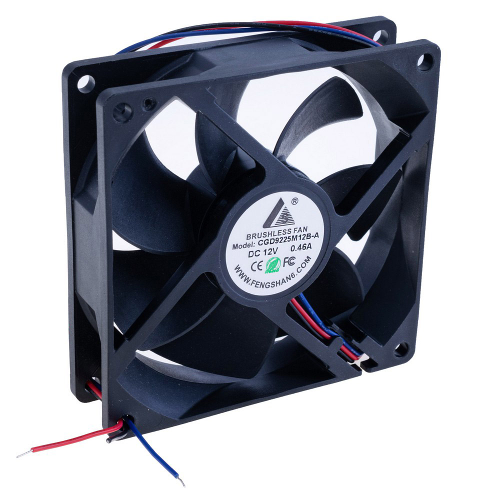 Вентилятор 92x92x25, 12VDC, 3 проводи, CGD9225M12B-A-PWM 3wire CGFAN