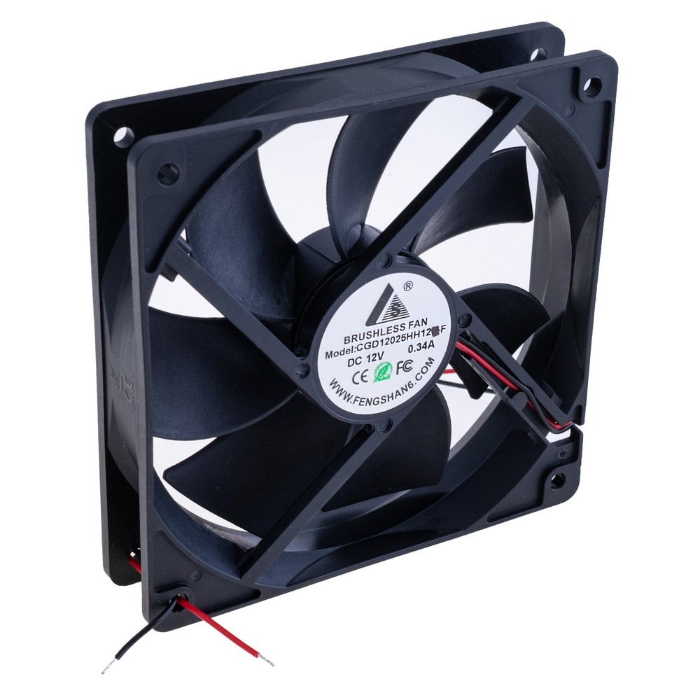 Вентилятор 120x120x25 , 12VDC, CGD12025HH12-B-typeF. Підшипник кульковий, на наліпці помилка. Вентилятор 120x120x25 , 12VDC, CGD12025HH12-B-typeF. Підшипник кульковий, на наліпці помилка.