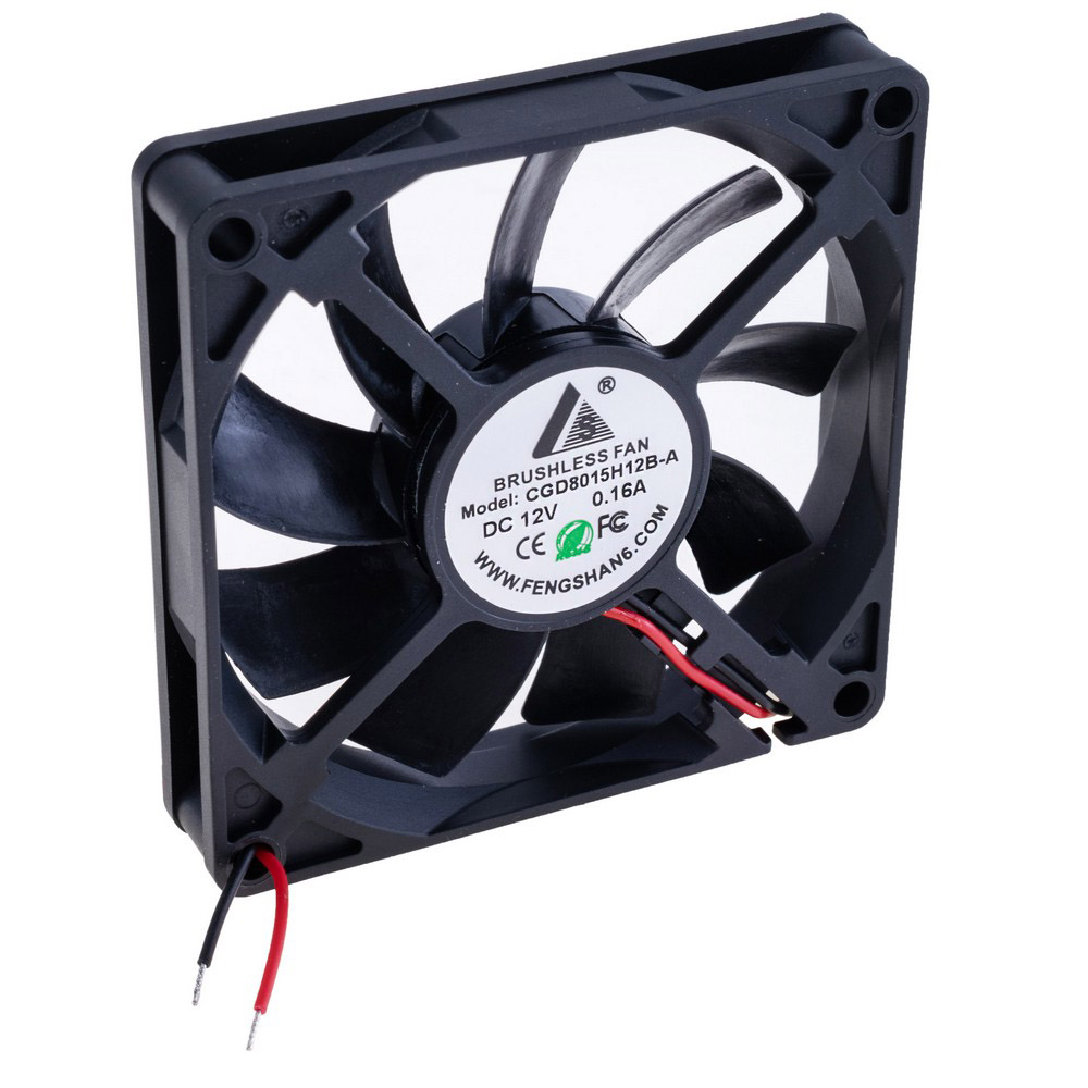 Вентилятор 80x80x15, 12VDC, CGD8015H12B-A CGFAN