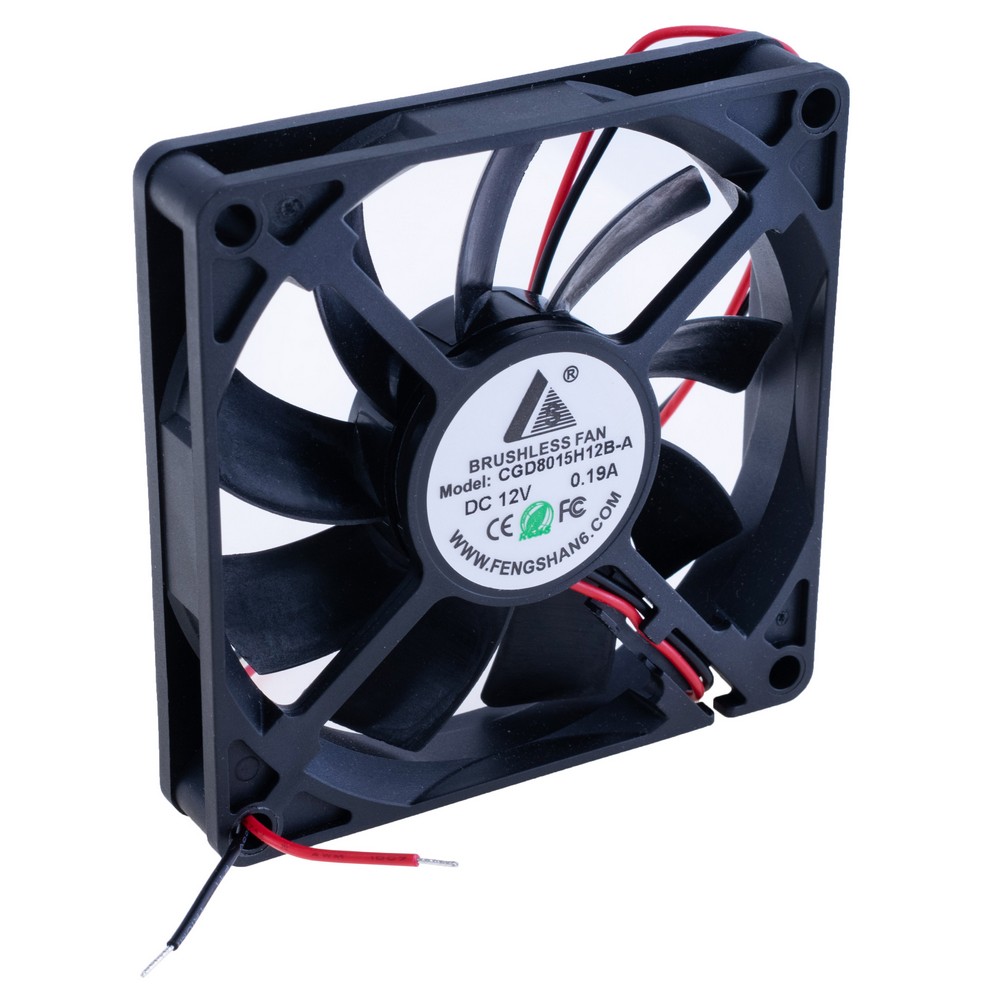 Вентилятор 80x80x15, 12VDC, CGD8015H12B-A CGFAN