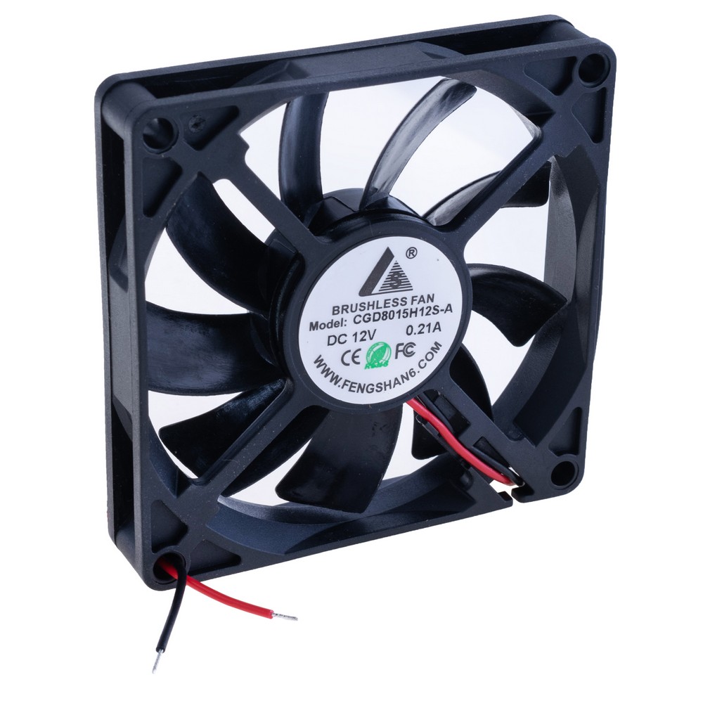 Вентилятор 80x80x15, 12VDC, CGD8015H12S-A CGFAN