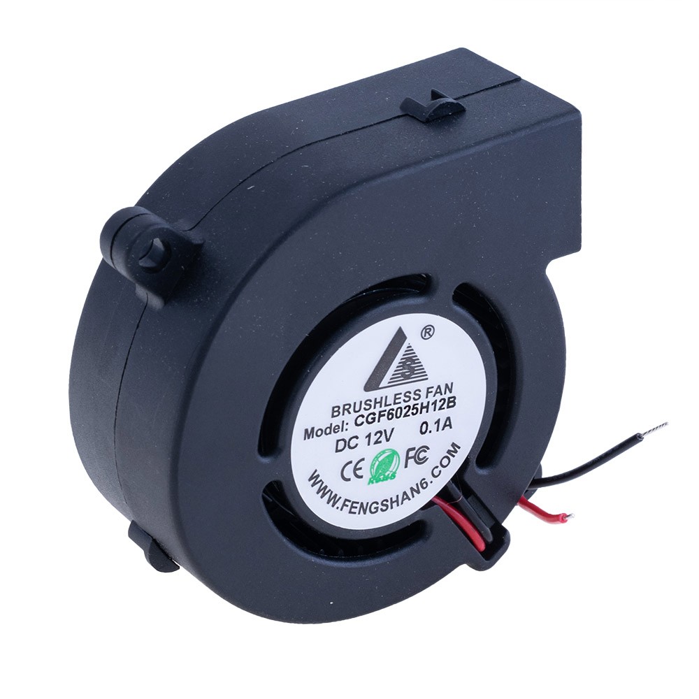 Вентилятор 60x60x25, 12VDC, "равлик", CGF6025H12B-A CGFAN