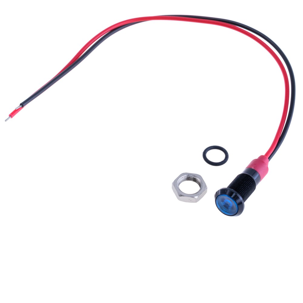 Індикаторна лампа 12V синя GQ6F-DW/A