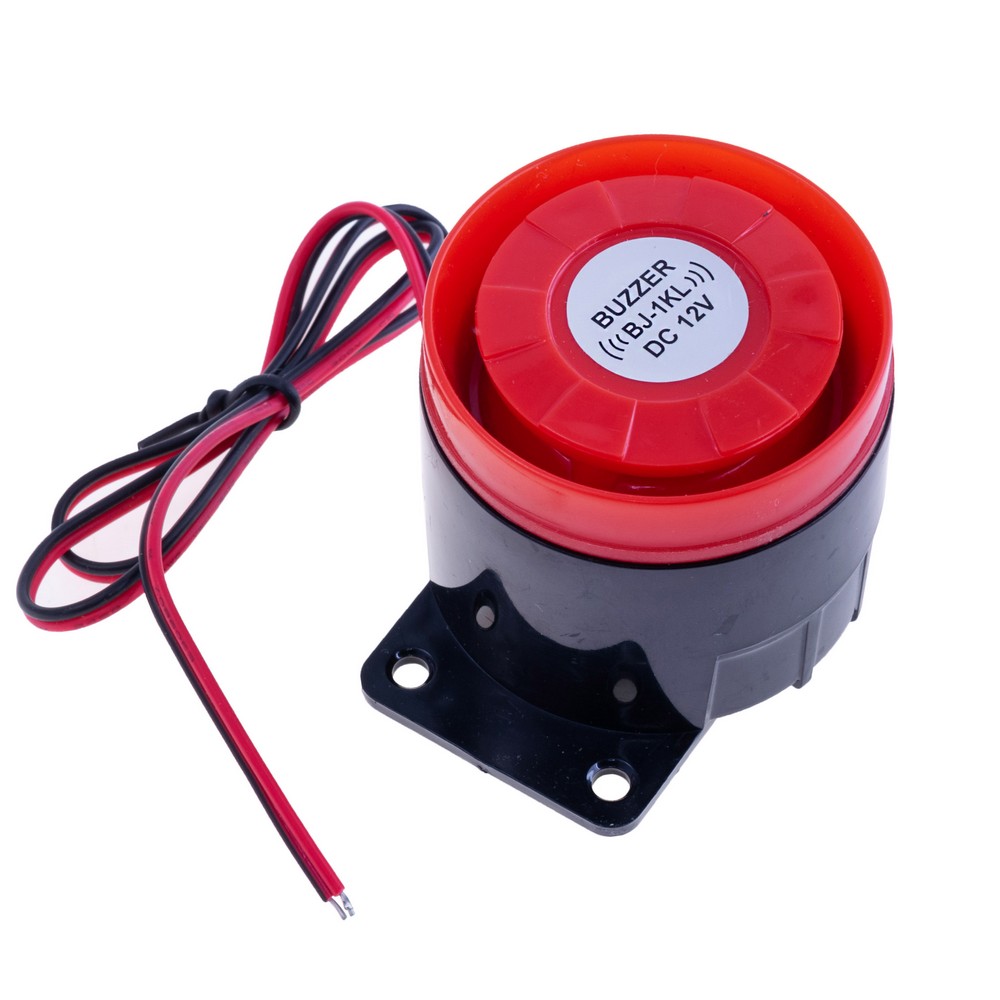 Міні дротова сирена 12V зі світловою сигналізацією BJ-1KL
