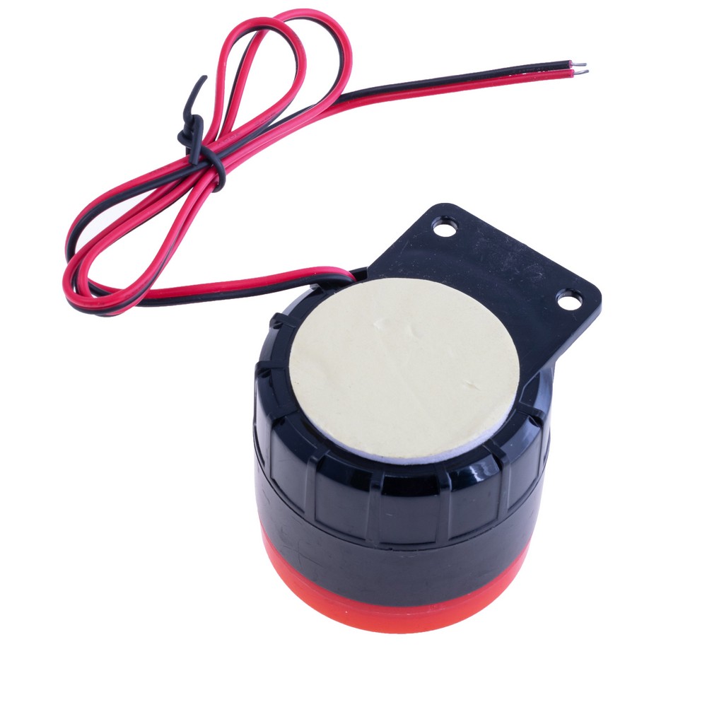 Міні дротова сирена 12V зі світловою сигналізацією BJ-1KL