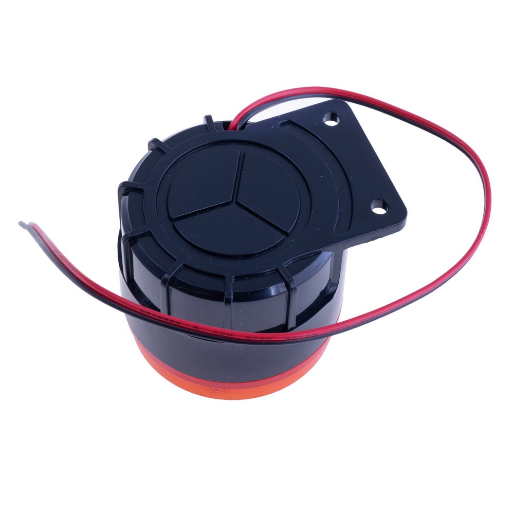 Міні дротова сирена 12V зі світловою сигналізацією BJ-1K