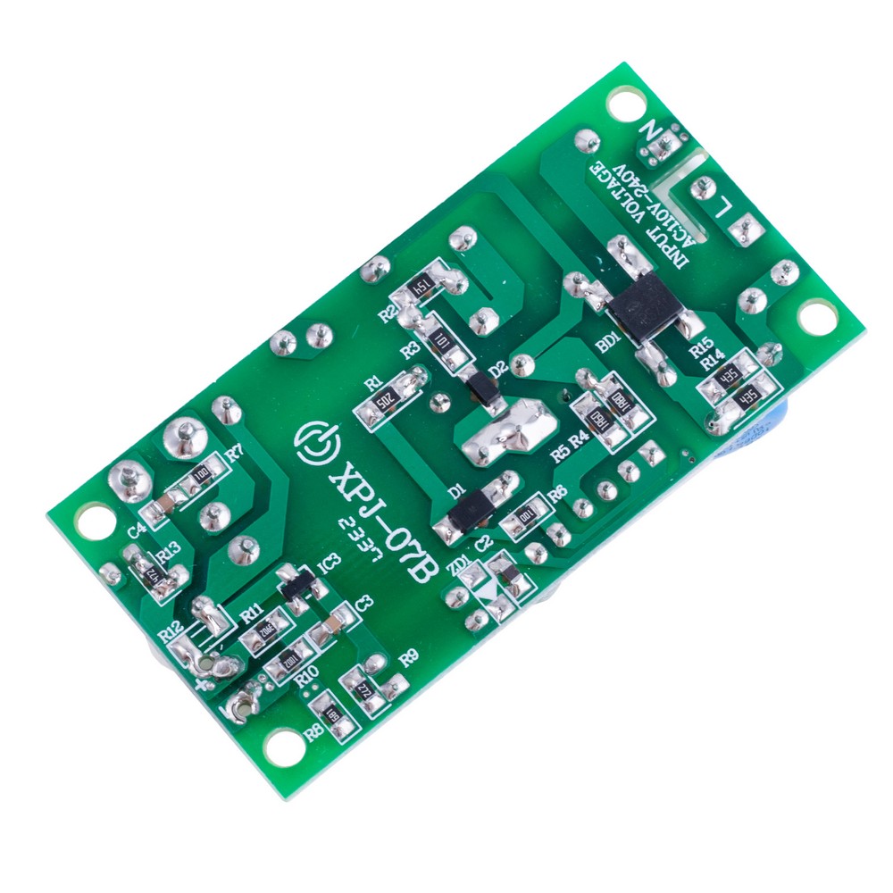 Драйвер для світлодіодів 12W без корпуса, DC 12V @ 1A, AC 110-240V, 65x33x19mm