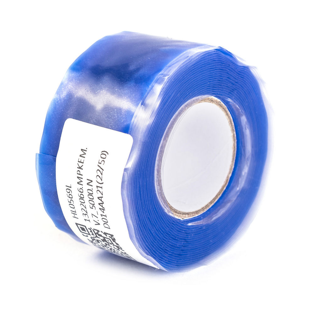 Ізоляційна силіконова стрічка , колір: синій