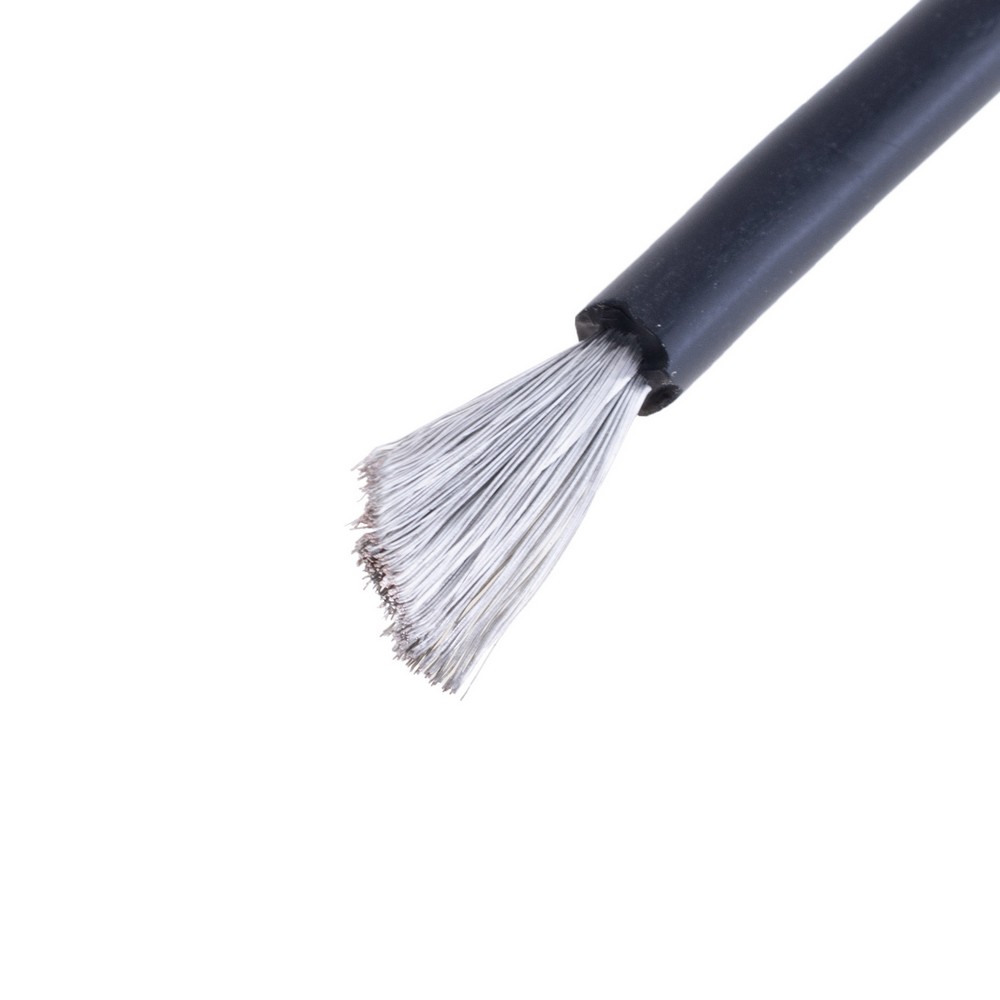 Силіконовий провід 13AWG (2.5mm²-500/0.08TS) чорний