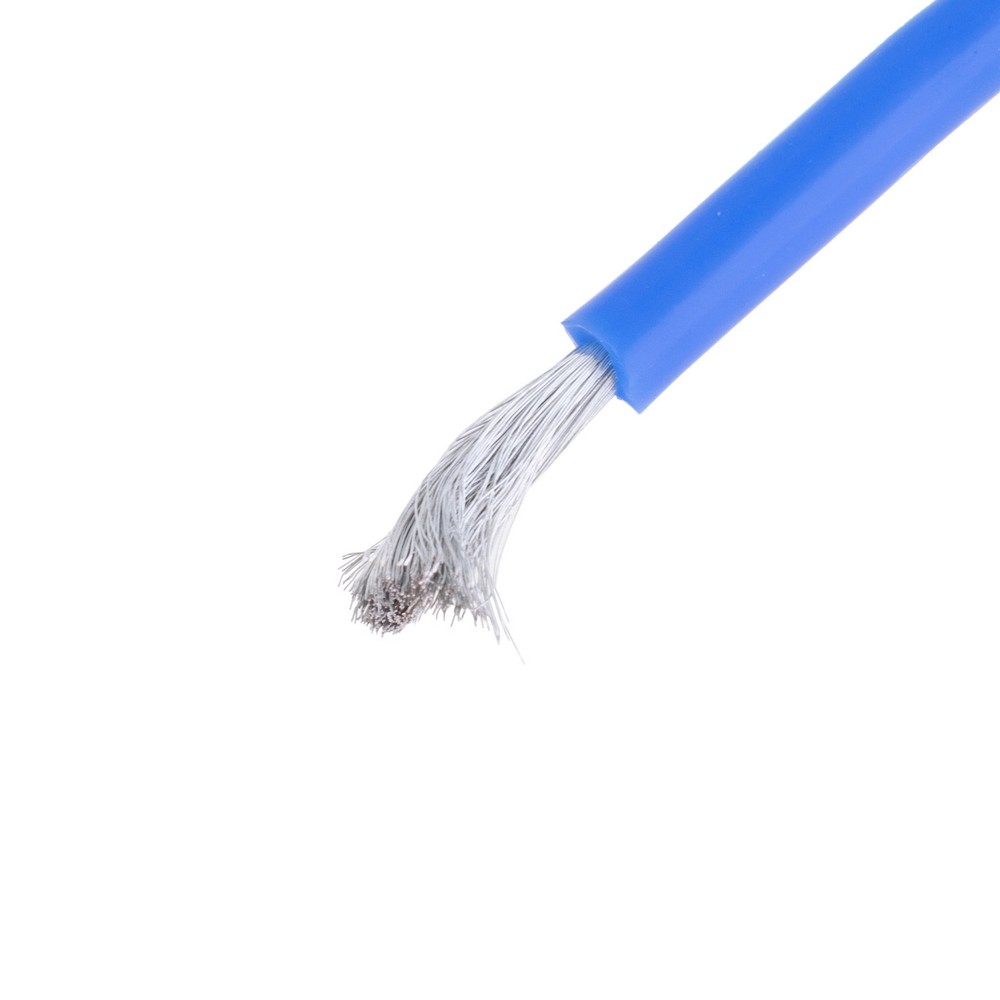 Силіконовий провід 13AWG (2.5mm²-500/0.08TS) синій
