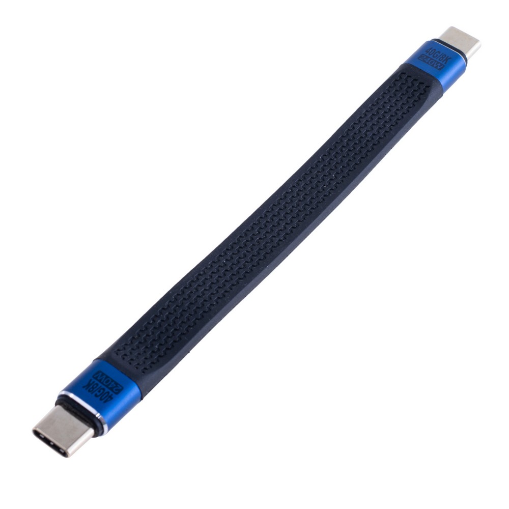 Провід 13см, USB type-C - USB type-C 4.0 PD 240W 8k@60hz 40gbps Провід 13см, USB type-C - USB type-C 4.0 PD 240W 8k@60hz 40gbps