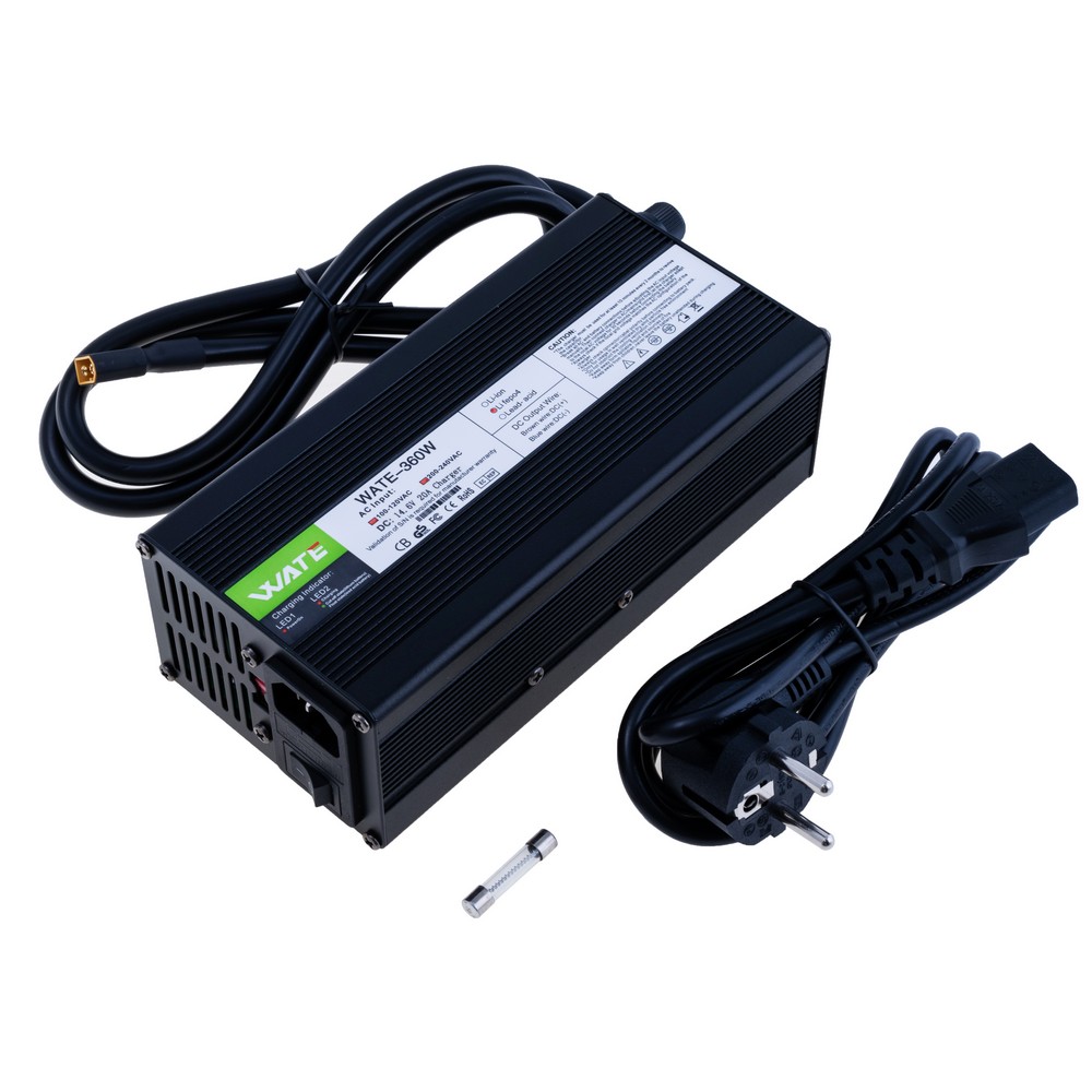 Зарядний пристрій 14.6V / 20A для LiFePO4 акумуляторів (WATE-1420S, Wate) Зарядний пристрій 14.6V / 20A для LiFePO4 акумуляторів (WATE-1420S, Wate)