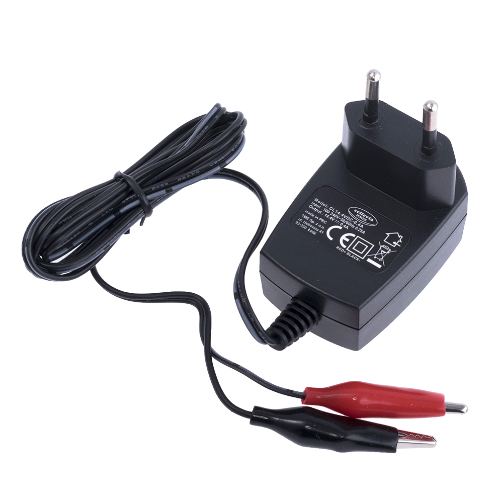 Зарядний пристрій для свинцевих акумуляторів 14,4V/400mA (CL14.4VDC-0.4A) Зарядний пристрій для свинцевих акумуляторів 14,4V/400mA (CL14.4VDC-0.4A)