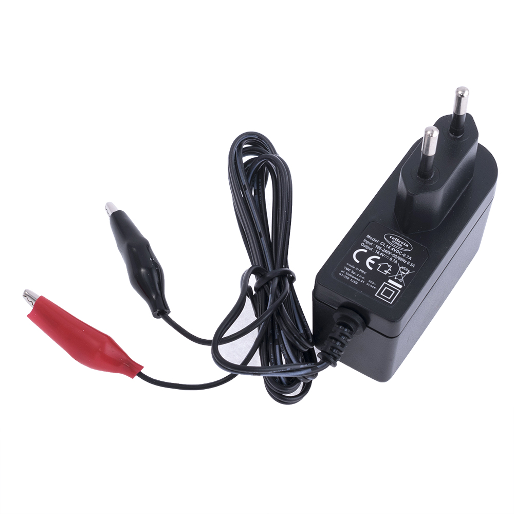 Зарядний пристрій для свинцевих акумуляторів 14,4V/700mA (CL14.4VDC-0.7A) Зарядний пристрій для свинцевих акумуляторів 14,4V/700mA (CL14.4VDC-0.7A)