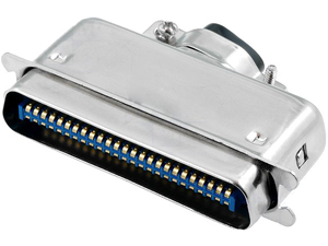 CENTR-250 тип: Centronics; штекер, прямий, 50 контактів, на провід, під пайку