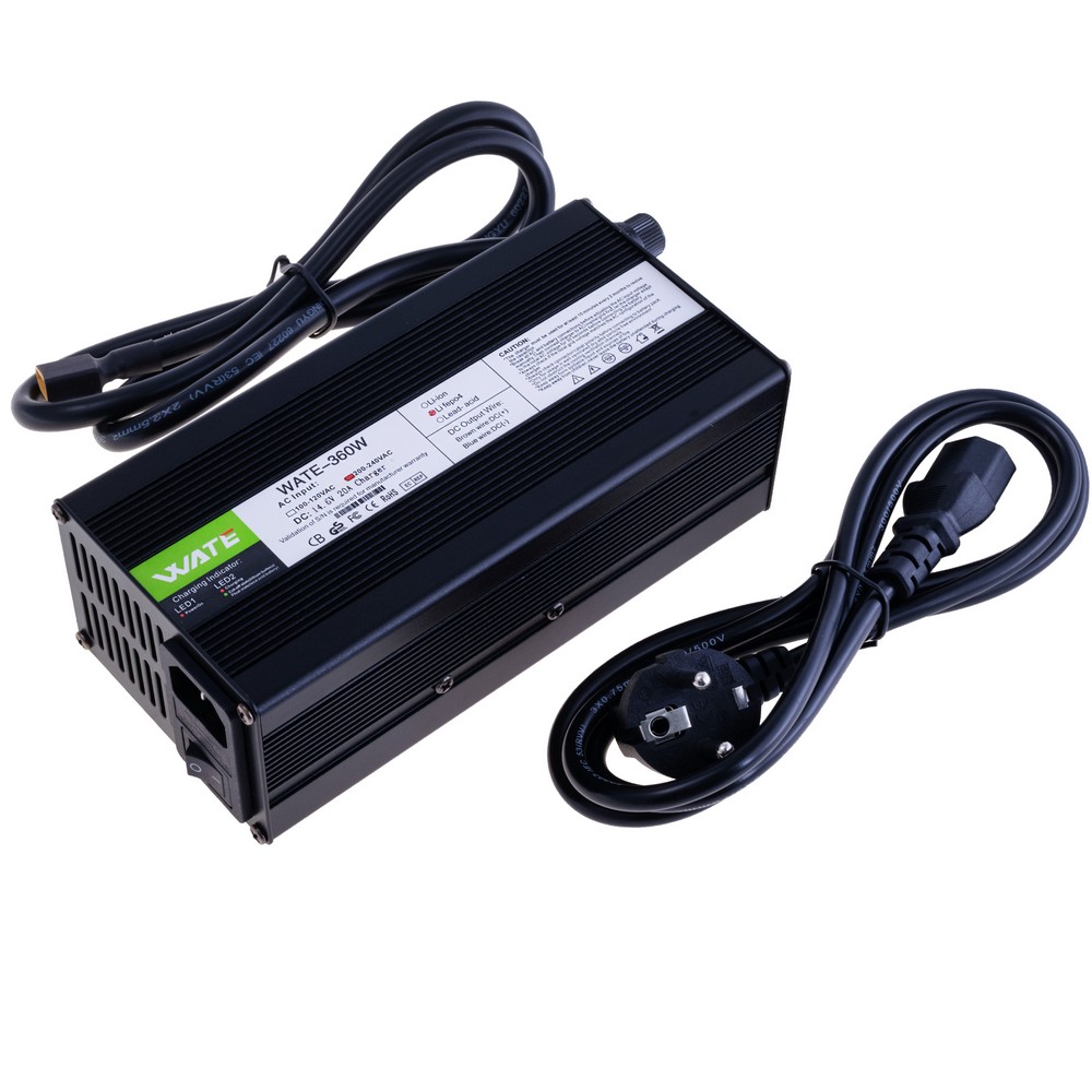 Зарядний пристрій 14.6V / 20A для LiFePO4 акумуляторів (WATE-1420S, Wate)