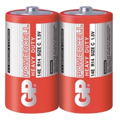 Батарейка C сольова 1,5V 1шт. GP Batteries R14, C, S2