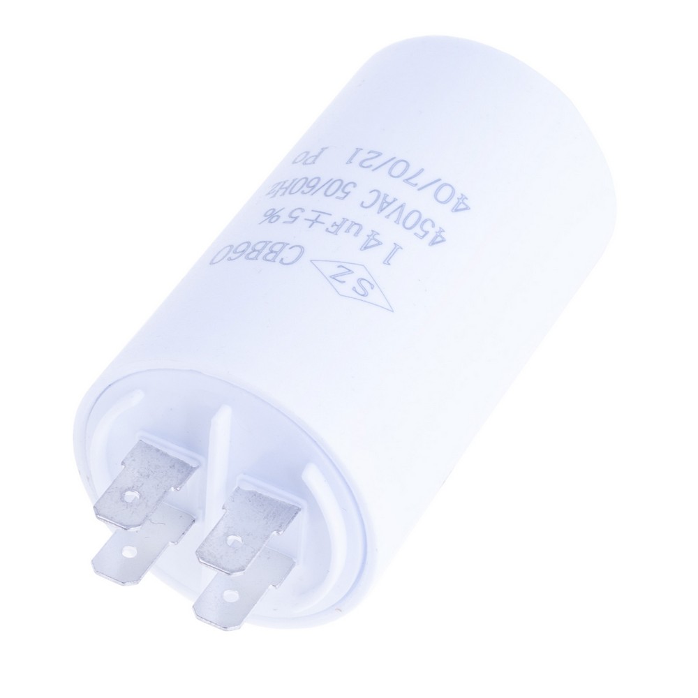 Конденсатор пусковий 14uF 450VAC ±5% 40x70mm SZ