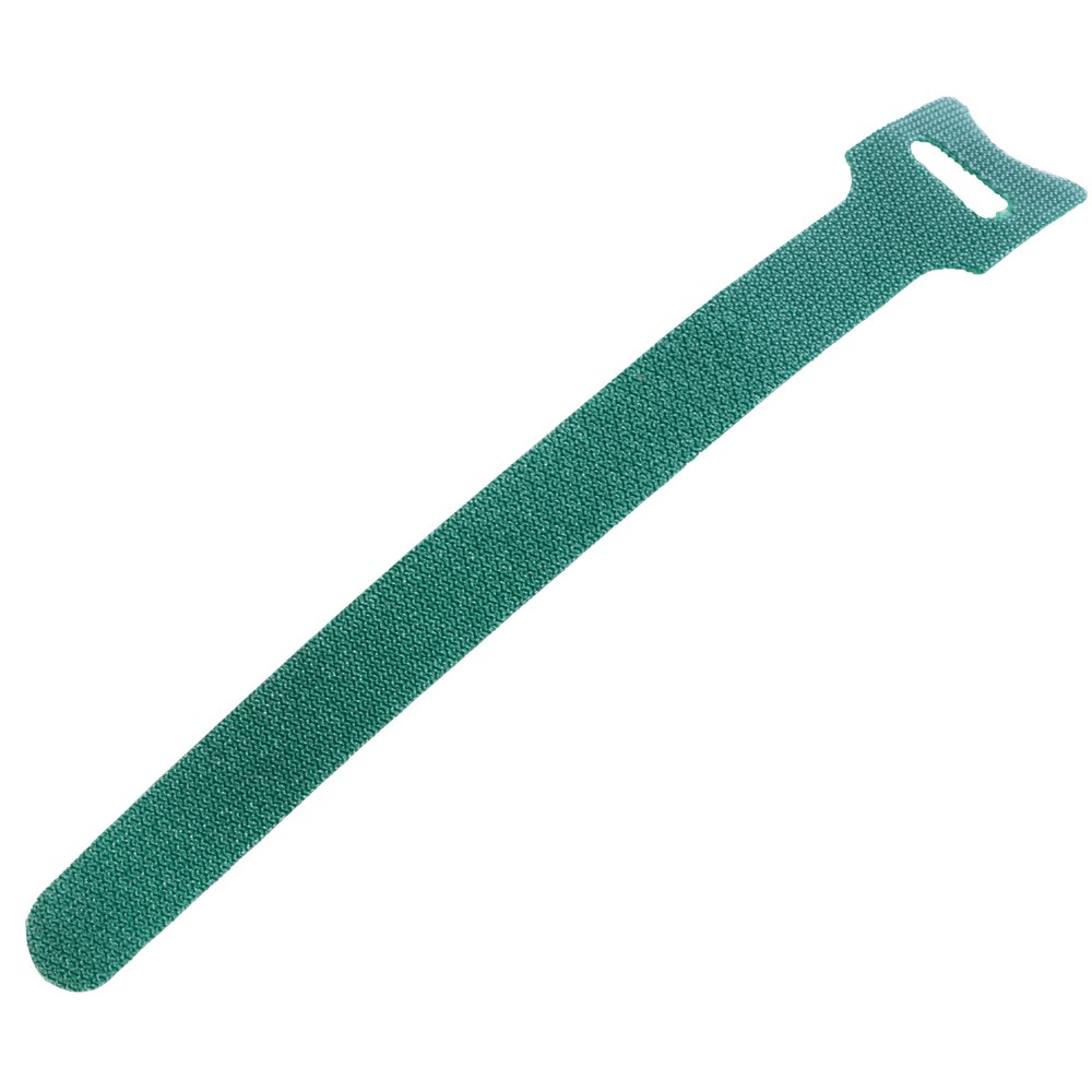 Стяжка текстильна зелена для проводів 1шт. 150x12mm. ZXRXQ04GR60