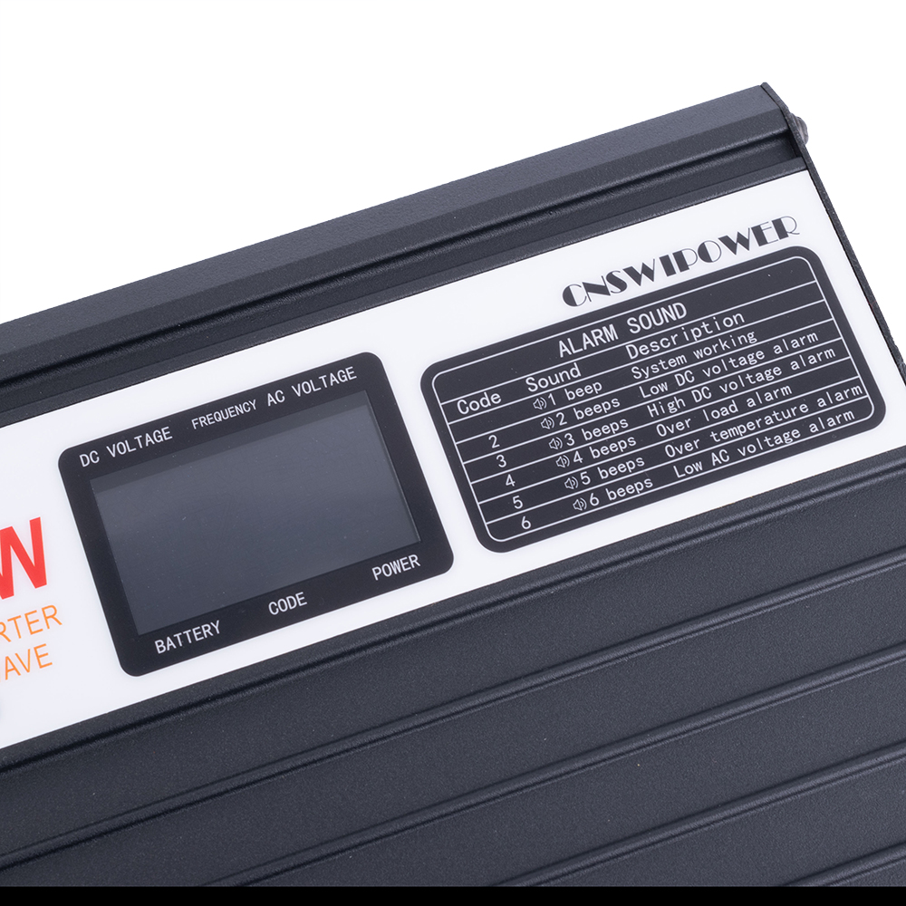 Інвертор 1500W 24V→230V чиста синусоїда LCD (SP-1500L24V(LCD) – Swipower)