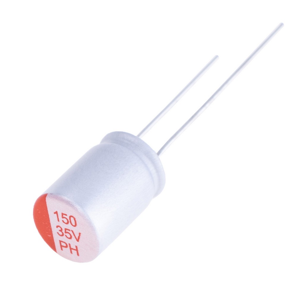150uF 35V 8x12, HED1-PH-35V157M 8x12, полімерний