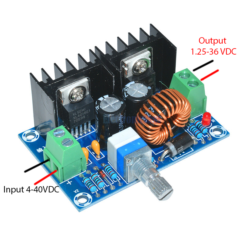 Регульований понижуючий 8А перетворювач XL4016E1