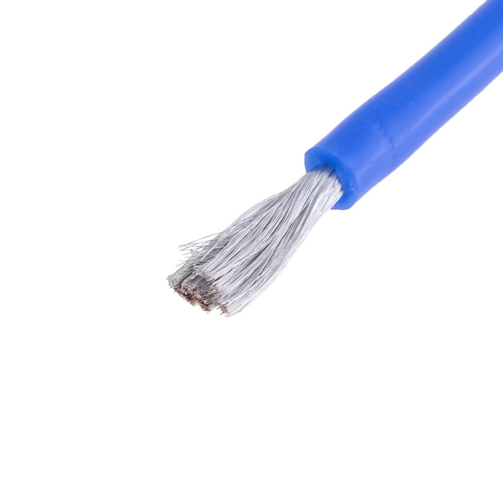 Силіконовий провід 10AWG (5.4mm²-1050/0.08TS) синій